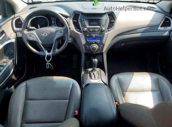 5XYZUDLB5GG357145 2016 HYUNDAI SANTA Gray Dashboard view