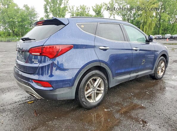 5XYZUDLB5HG382435 2017 HYUNDAI SANTA Blue Հետևի աջ