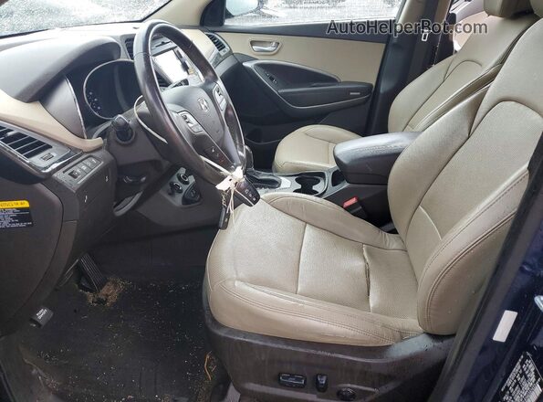 5XYZUDLB5HG382435 2017 HYUNDAI SANTA Blue Սալոնի դիմացի տեսք