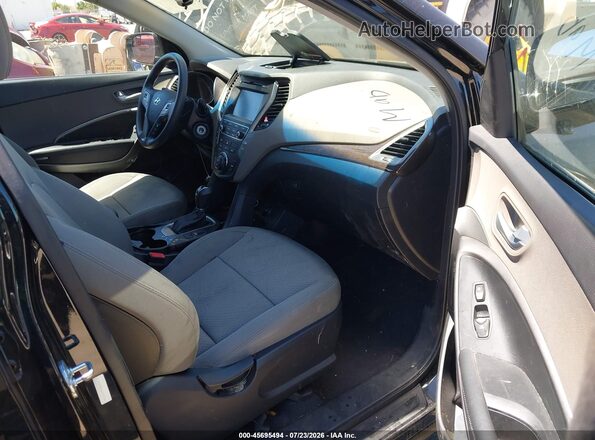 5XYZUDLB5HG427261 2017 HYUNDAI SANTA FE SPORT Черный Вид салона спереди