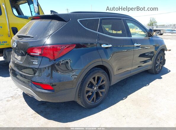 5XYZUDLB5HG427261 2017 HYUNDAI SANTA FE SPORT Черный Задняя правая четверть