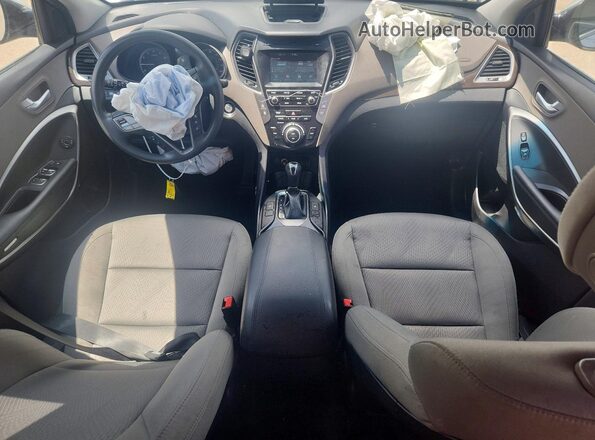 5XYZUDLB5JG510811 2018 HYUNDAI SANTA Серебряный Вид панели приборов
