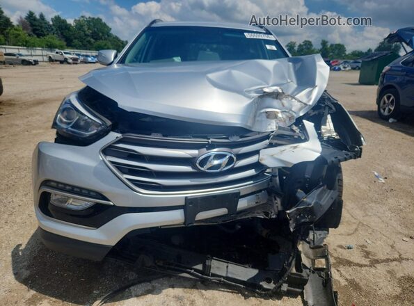 5XYZUDLB5JG510811 2018 HYUNDAI SANTA Серебряный Вид спереди