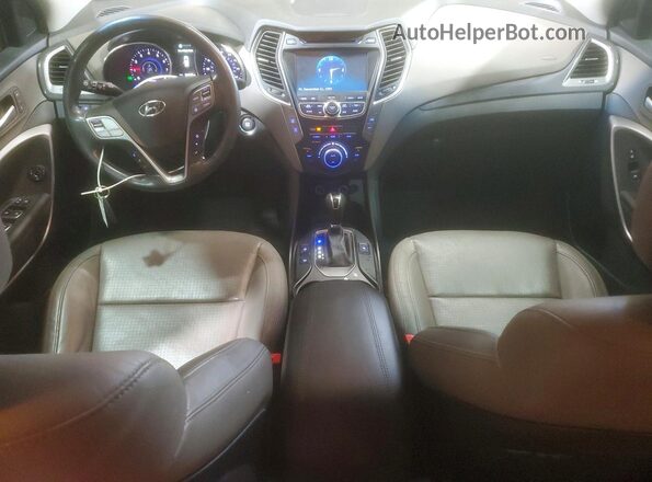 5XYZUDLB6GG316524 2016 HYUNDAI SANTA Gray Առջևի վահանակի տեսք