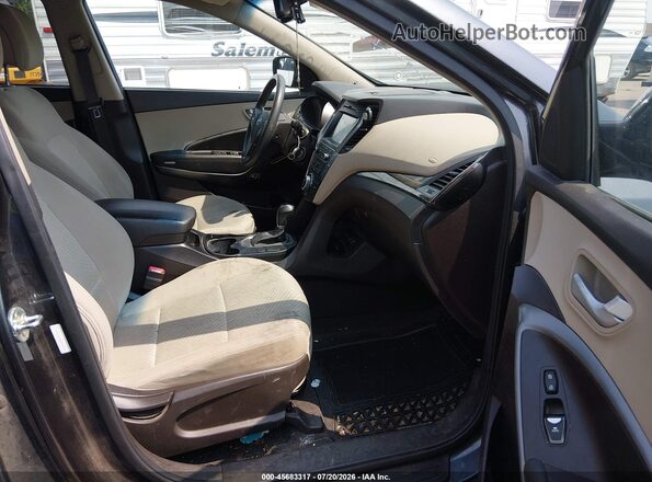 5XYZUDLB6HG494192 2017 HYUNDAI SANTA FE SPORT Gray Front interior view
