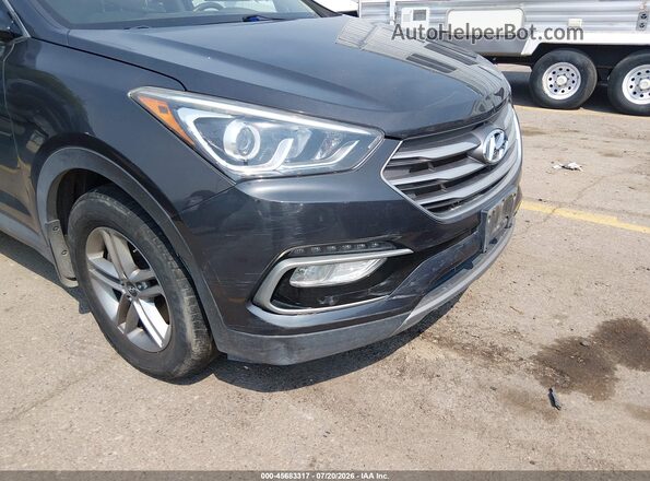 5XYZUDLB6HG494192 2017 HYUNDAI SANTA FE SPORT Gray Front view