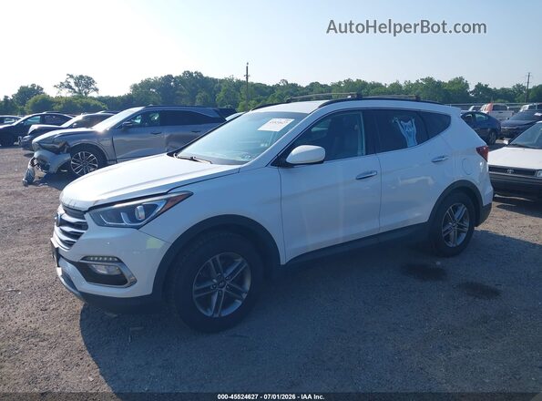 5XYZUDLB7HG400269 2017 HYUNDAI SANTA FE SPORT White წინა მარცხენა ხედი სამი მეოთხედიდან
