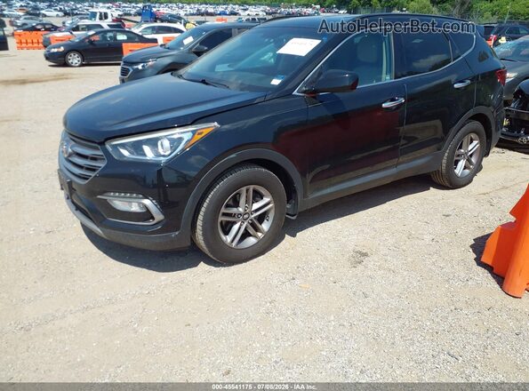 5XYZUDLB7HG422983 2017 HYUNDAI SANTA FE SPORT Black Передня ліва чверть