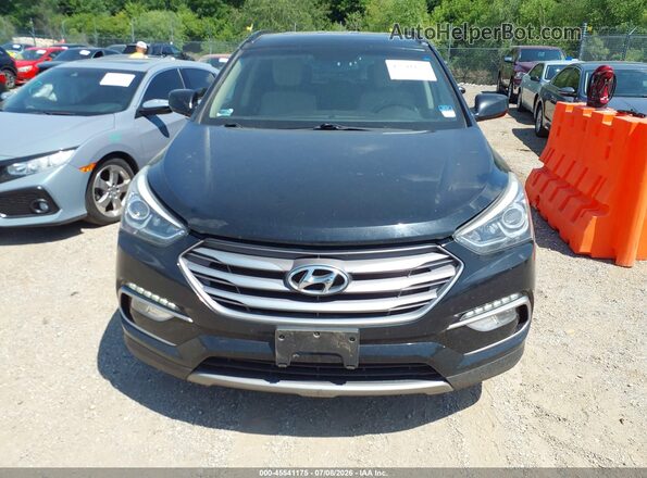 5XYZUDLB7HG422983 2017 HYUNDAI SANTA FE SPORT Black Вид щитка приладів