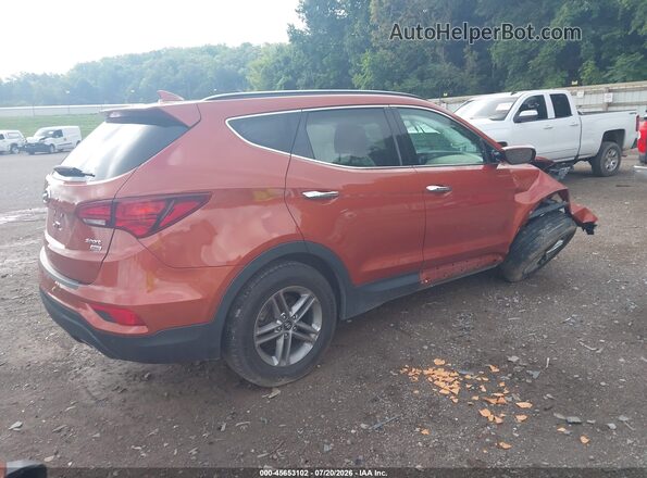 5XYZUDLB7HG485193 2017 HYUNDAI SANTA FE SPORT Orange Tył prawy