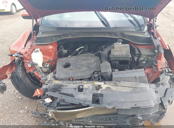 5XYZUDLB7HG485193 2017 HYUNDAI SANTA FE SPORT Orange Widok z tyłu