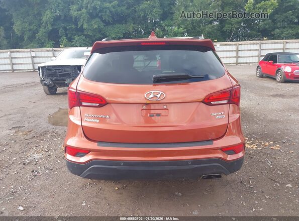 5XYZUDLB7HG485193 2017 HYUNDAI SANTA FE SPORT Orange 