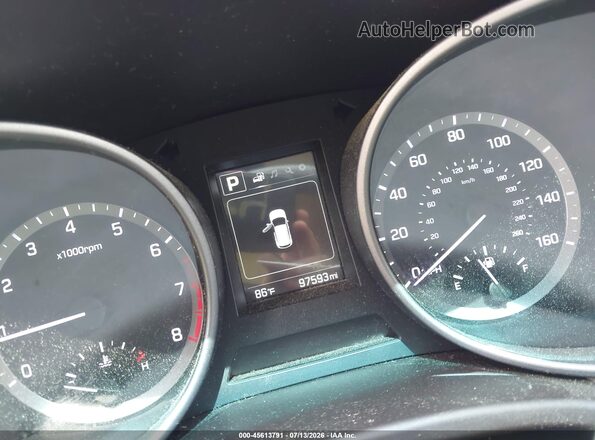 5XYZUDLB7HG497585 2017 HYUNDAI SANTA FE SPORT Gray Widok z przodu
