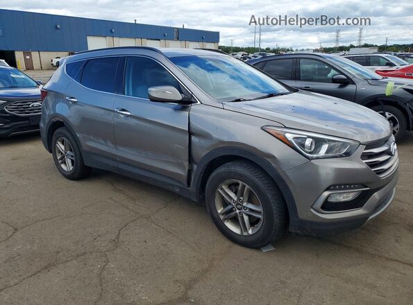5XYZUDLB7JG510065 2018 HYUNDAI SANTA Gray Delantero derecho