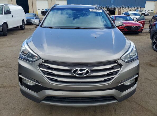5XYZUDLB7JG510065 2018 HYUNDAI SANTA Gray Vista frontal
