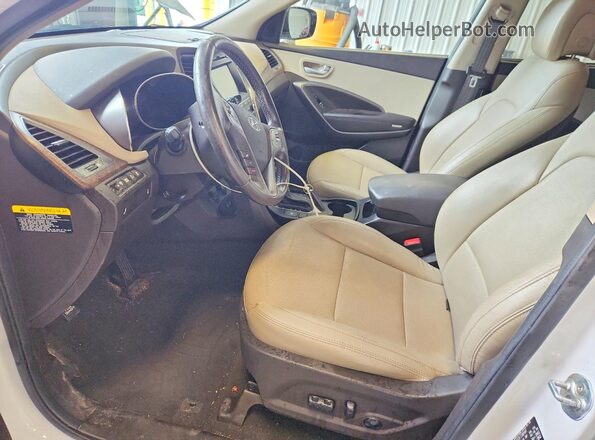 5XYZUDLB7JG519915 2018 HYUNDAI SANTA White Vista interior delantera