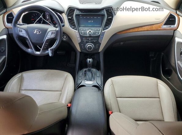 5XYZUDLB8GG331834 2016 HYUNDAI SANTA Red Առջևի վահանակի տեսք