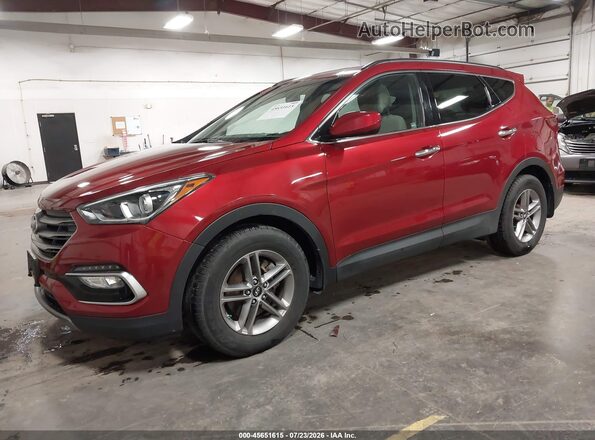 5XYZUDLB8HG425942 2017 HYUNDAI SANTA FE SPORT Красный Передняя левая четверть