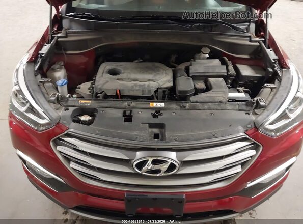 5XYZUDLB8HG425942 2017 HYUNDAI SANTA FE SPORT Красный Вид сзади