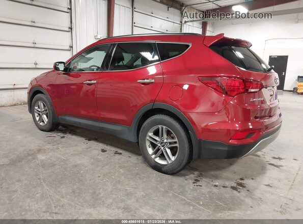 5XYZUDLB8HG425942 2017 HYUNDAI SANTA FE SPORT Красный Задняя левая четверть