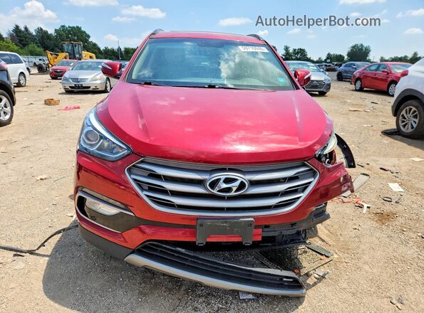 5XYZUDLB8HG469942 2017 HYUNDAI SANTA Maroon წინა ხედი