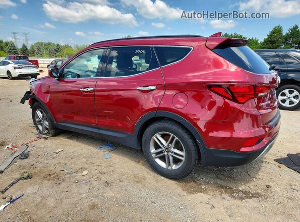 5XYZUDLB8HG469942 2017 HYUNDAI SANTA Maroon უკანა მარცხენა