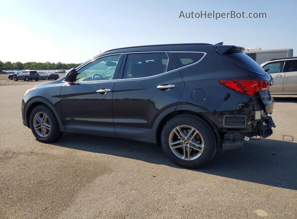 5XYZUDLB8JG541714 2018 HYUNDAI SANTA Black Tył lewy