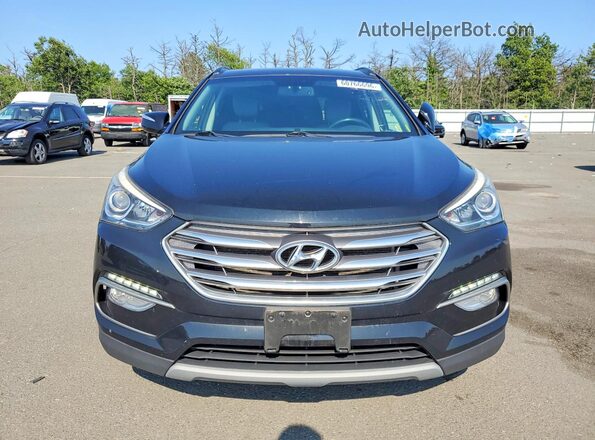 5XYZUDLB8JG541714 2018 HYUNDAI SANTA Black Widok z przodu