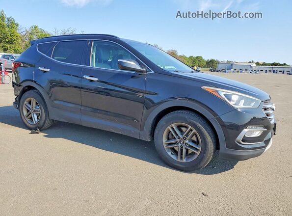 5XYZUDLB8JG541714 2018 HYUNDAI SANTA Black Przód prawy