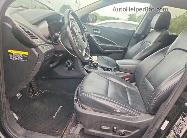 5XYZUDLB9GG320535 2016 HYUNDAI SANTA Black Սալոնի դիմացի տեսք