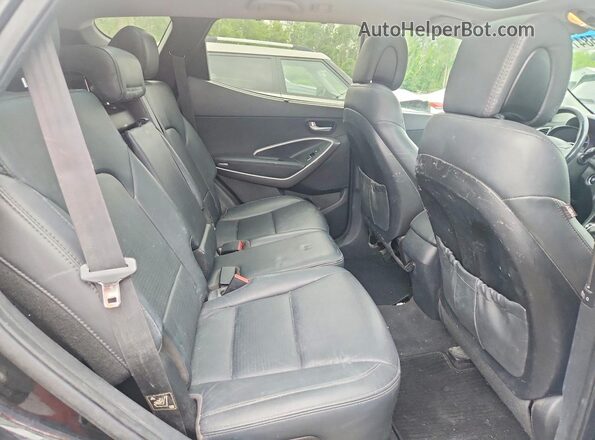 5XYZUDLB9GG320535 2016 HYUNDAI SANTA Black Սալոնի հետևի տեսք