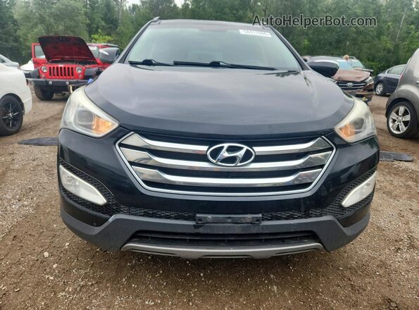5XYZUDLB9GG320535 2016 HYUNDAI SANTA Black Դիմացի տեսք