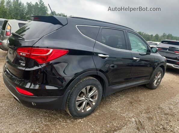 5XYZUDLB9GG320535 2016 HYUNDAI SANTA Black Հետևի աջ