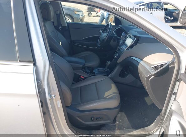 5XYZUDLB9GG324861 2016 HYUNDAI SANTA FE SPORT Серебряный Вид салона спереди