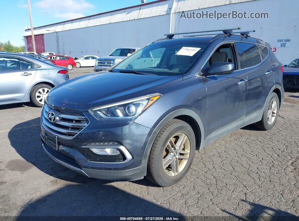 5XYZUDLB9HG415680 2017 HYUNDAI SANTA FE SPORT Blue წინა მარცხენა ხედი სამი მეოთხედიდან