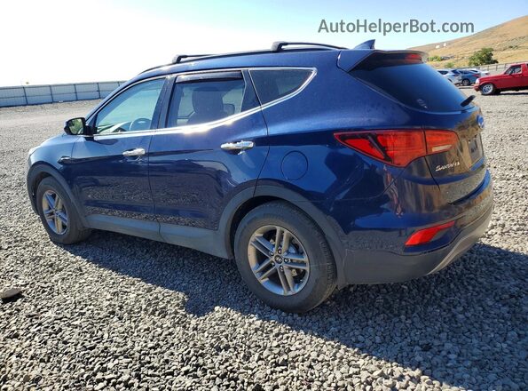 5XYZUDLB9HG450641 2017 HYUNDAI SANTA Blue Rear left