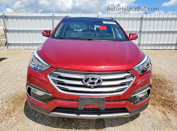 5XYZUDLB9JG537980 2018 HYUNDAI SANTA Red Դիմացի տեսք
