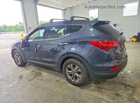 5XYZUDLBXGG308006 2016 HYUNDAI SANTA Blue Հետևի ձախ