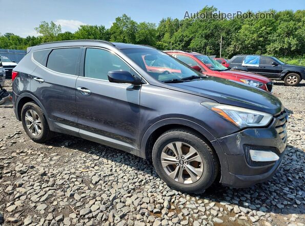 5XYZUDLBXGG374328 2016 HYUNDAI SANTA Gray Передня права чверть
