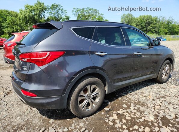 5XYZUDLBXGG374328 2016 HYUNDAI SANTA Gray Задня права чверть