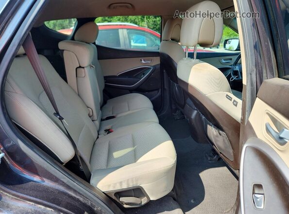 5XYZUDLBXGG374328 2016 HYUNDAI SANTA Gray Вид задньої частини салону