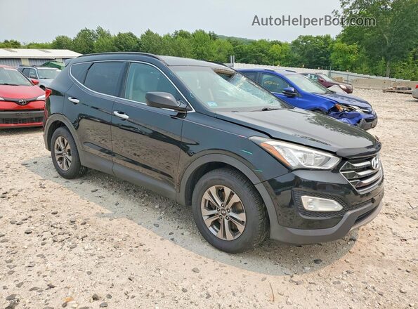 5XYZUDLBXGG380050 2016 HYUNDAI SANTA Black Delantero derecho