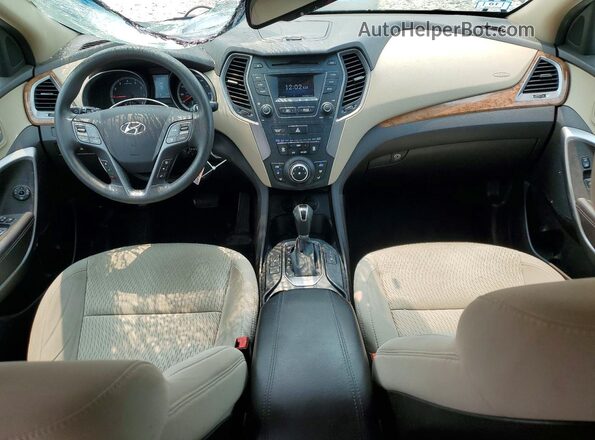 5XYZUDLBXGG380050 2016 HYUNDAI SANTA Black Vista del salpicadero