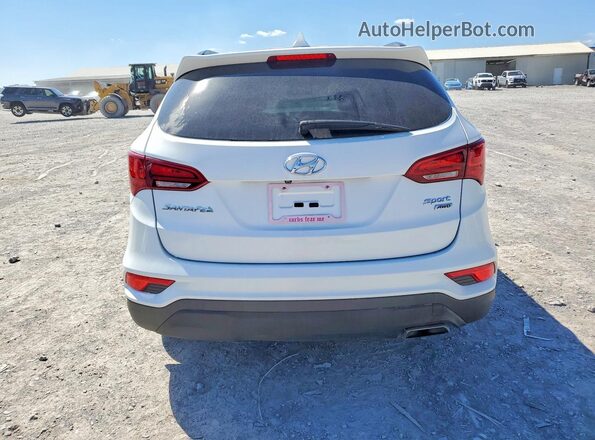 5XYZUDLBXHG417308 2017 HYUNDAI SANTA White Հետևի տեսք