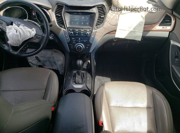 5XYZUDLBXJG529242 2018 HYUNDAI SANTA Silver Widok deski rozdzielczej