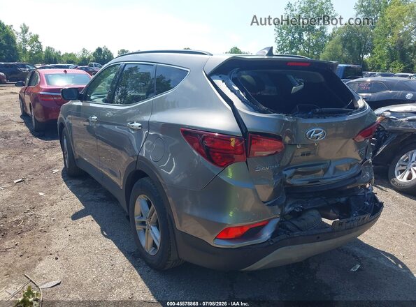 5XYZUDLBXJG561110 2018 HYUNDAI SANTA FE SPORT Gray Rear left