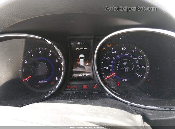 5XYZW4LA1GG353756 2016 HYUNDAI SANTA FE SPORT Gray უკანა სავარძლების ხედი