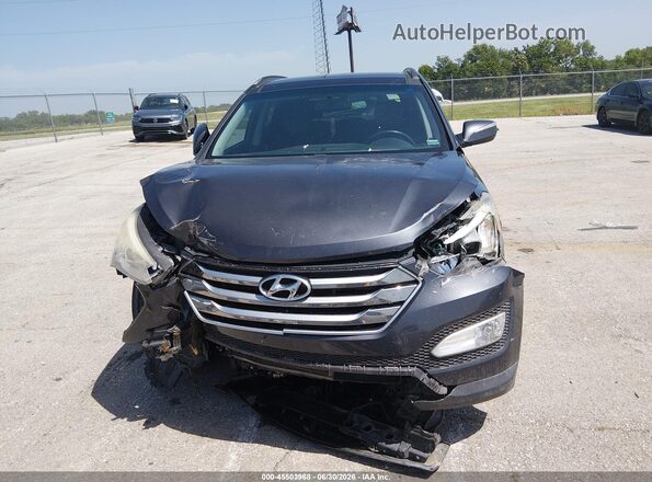 5XYZW4LA1GG353756 2016 HYUNDAI SANTA FE SPORT Gray უკანა სალონის ხედი