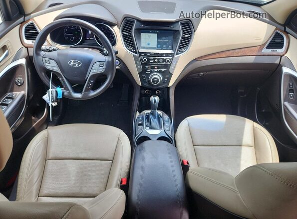 5XYZW4LA1JG564284 2018 HYUNDAI SANTA Red Dashboard view