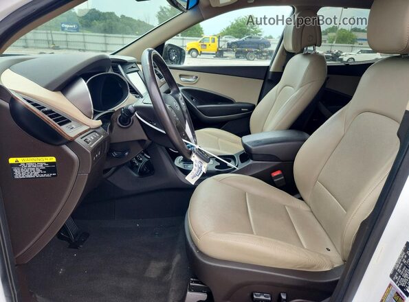 5XYZW4LA1JG564284 2018 HYUNDAI SANTA Red Front interior view